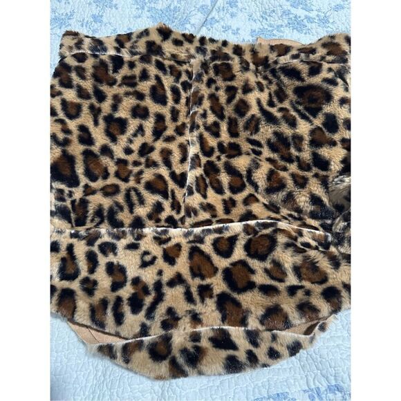 Leapard print sweater coat kids 4/5 button front soft jacket - Picture 6 of 7